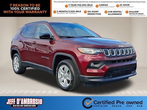 Certified 2022 Jeep Compass Latitude w/ Convenience Group image 1