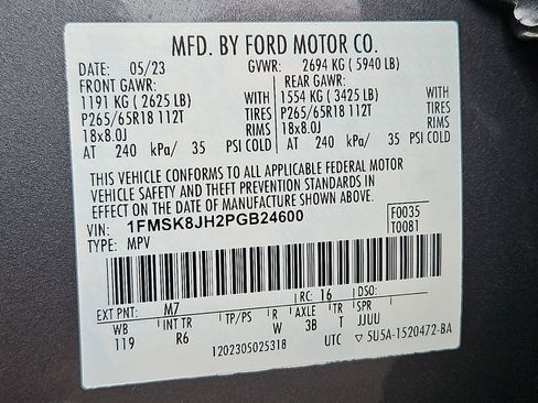 Used 2023 Ford Explorer Timberline w/ Timberline Technology Package image 25