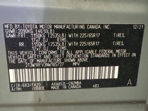 Used 2022 Toyota RAV4 XLE w/ Convenience Package image 2