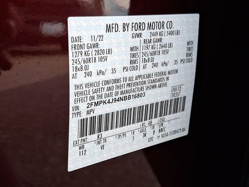 Certified 2022 Ford Edge SEL w/ Convenience Package image 27