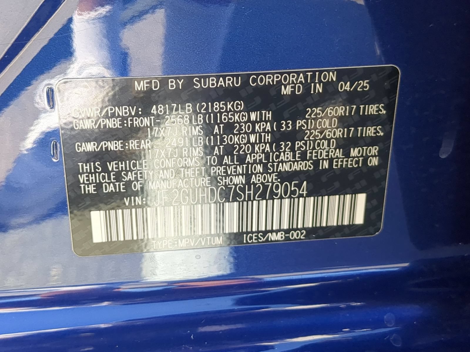 Certified 2025 Subaru Crosstrek 2.5i Premium AWD/4WD image 31