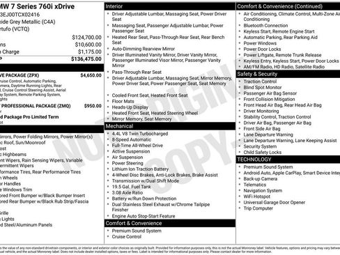 New 2026 BMW 760i xDrive w/ Executive Package image 4