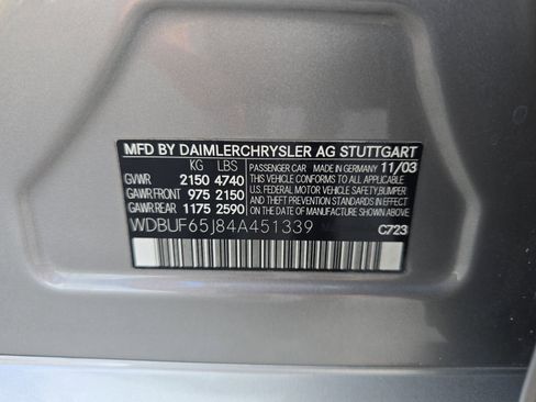 Used 2004 Mercedes-Benz E 320 Sedan image 28