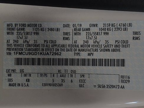 Used 2019 Ford Escape SE AWD/4WD image 33