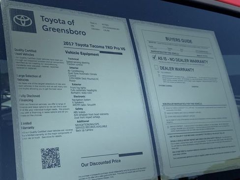 Used 2017 Toyota Tacoma TRD Pro AWD/4WD image 36