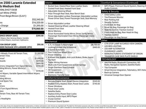 Used 2017 RAM 2500 Laramie w/ Convenience Group image 47