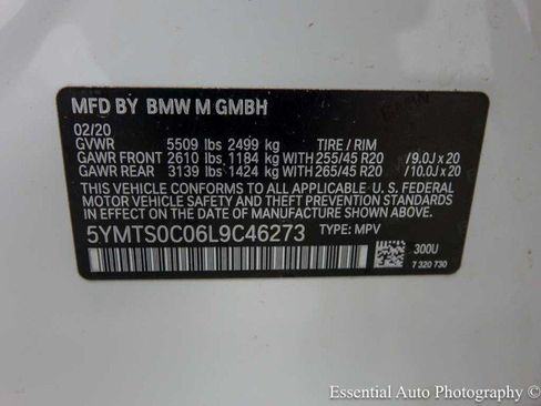 Used 2020 BMW X3 M w/ Executive Package AWD/4WD image 38