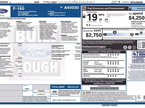 Used 2025 Ford F150 XLT w/ Equipment Group 303A High AWD/4WD image 9