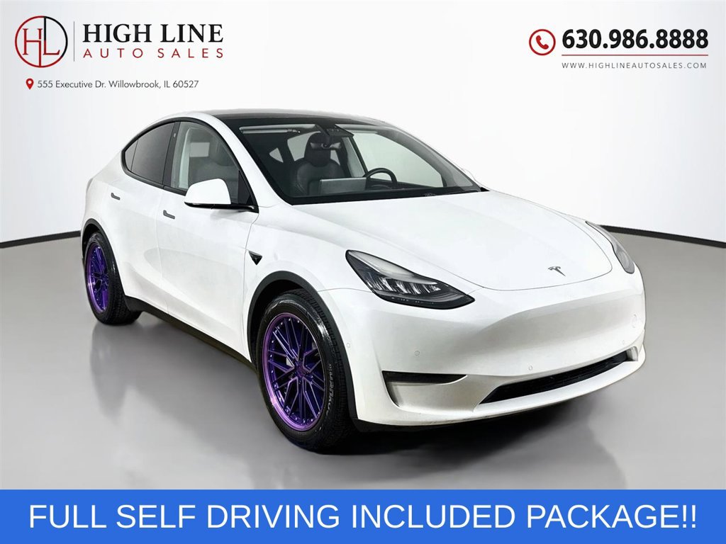 Used 2020 Tesla Model Y Long Range AWD/4WD image 1