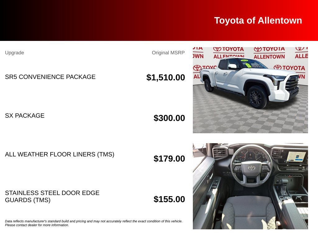 Used 2024 Toyota Tundra SR5 w/ SR5 Convenience Package AWD/4WD image 5