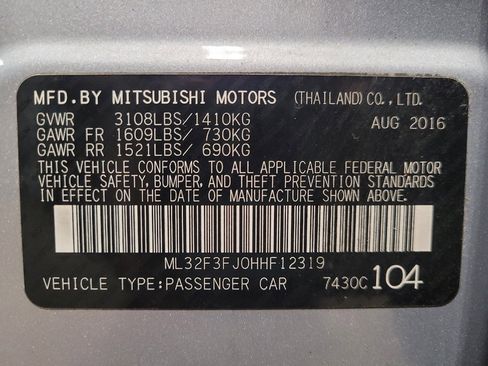 Used 2017 Mitsubishi Mirage G4 ES image 33