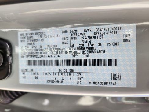 New 2026 Ford F150 STX w/ Equipment Group 200A AWD/4WD image 21