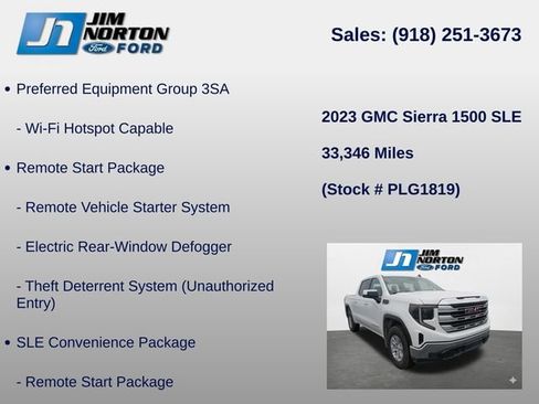 Used 2023 GMC Sierra 1500 SLE AWD/4WD image 16