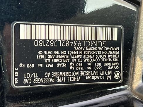 Used 2002 BMW M Roadster RWD image 17