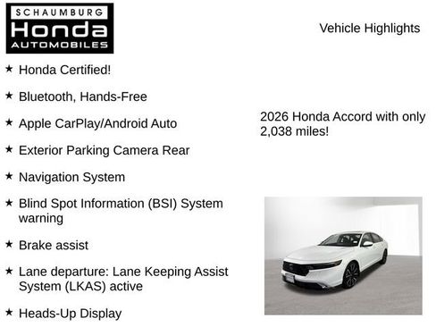Used 2026 Honda Accord Touring image 14