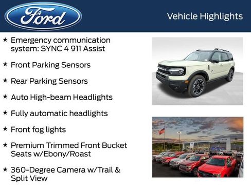 New 2025 Ford Bronco Sport Outer Banks w/ Outer Banks Tech Package+ AWD/4WD image 8