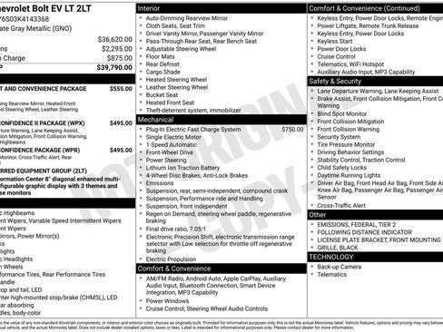 Used 2019 Chevrolet Bolt LT FWD image 7