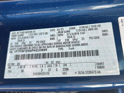 Certified 2023 Ford F150 XLT w/ Equipment Group 301A Mid AWD/4WD image 36