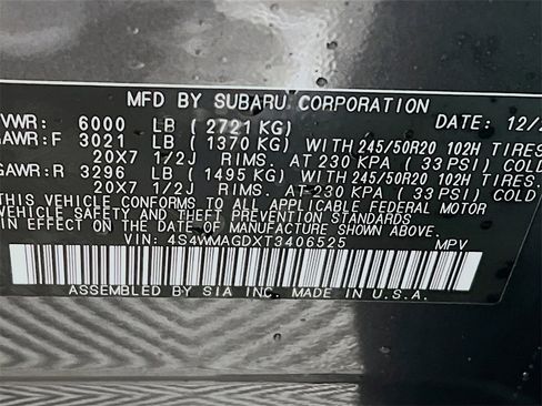 New 2026 Subaru Ascent Limited w/ Popular Package #2 image 24