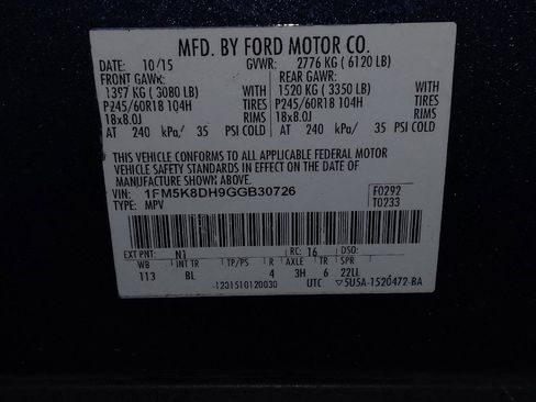 Used 2016 Ford Explorer XLT w/ Equipment Group 202A image 33