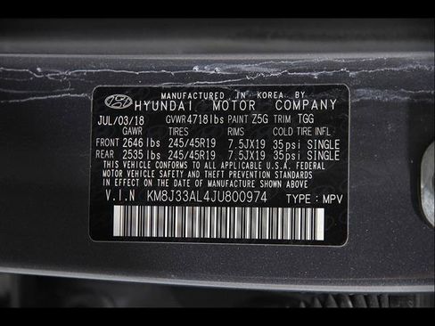 Used 2018 Hyundai Tucson Sport w/ Cargo Package FWD image 21