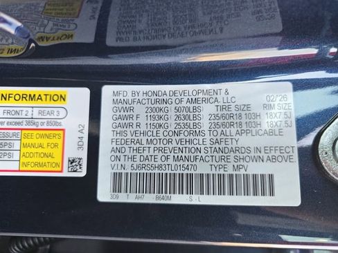 New 2026 Honda CR-V Sport-L image 37