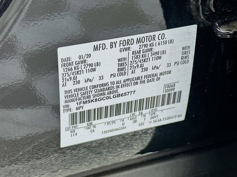 Used 2020 Ford Explorer ST w/ ST Street Pack AWD/4WD image 34