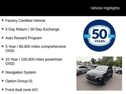 Certified 2024 Hyundai Tucson Limited AWD/4WD image 5