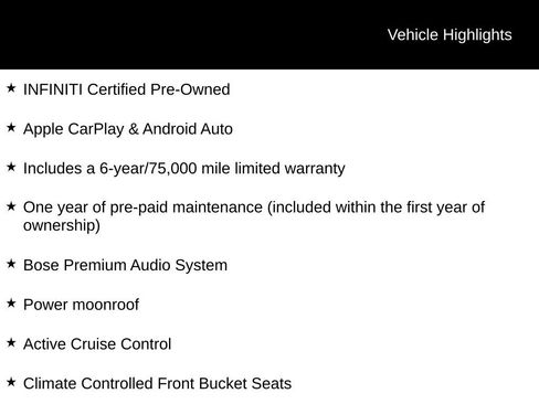 Certified 2025 INFINITI QX50 Sport AWD/4WD image 2