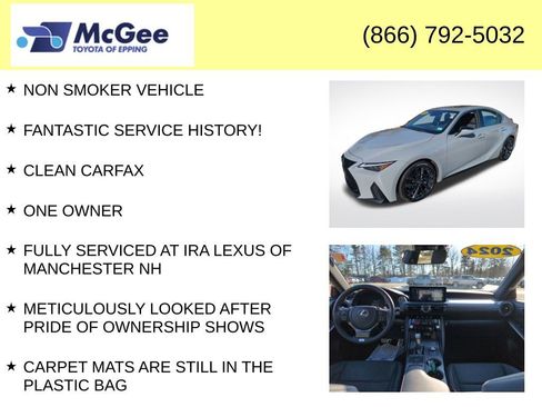 Used 2024 Lexus IS 350 F Sport image 4