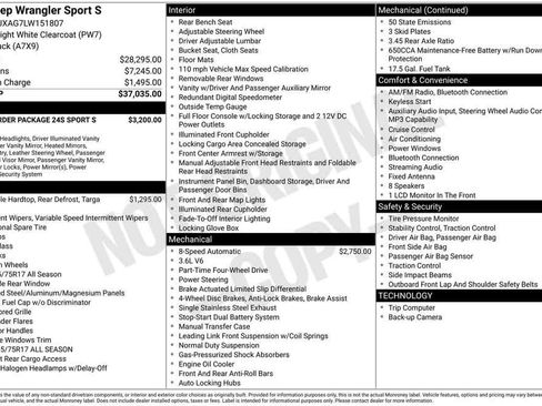 Used 2020 Jeep Wrangler Sport image 39