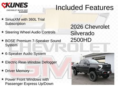 New 2026 Chevrolet Silverado 2500 LTZ w/ Trail Boss Package