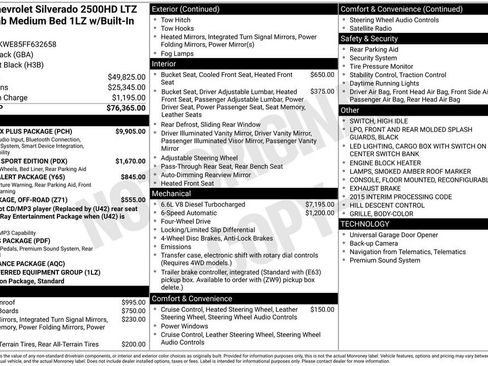 Used 2015 Chevrolet Silverado 2500 LTZ w/ Duramax Plus Package image 3