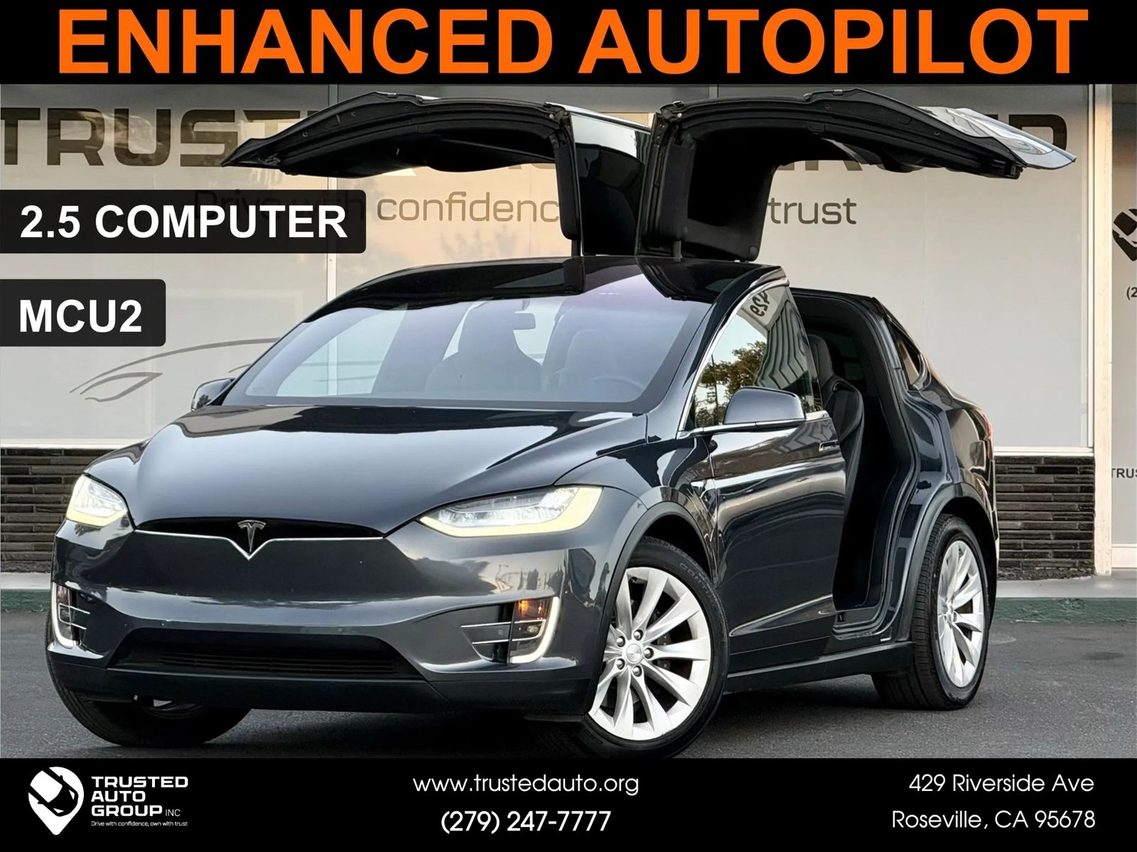 Used 2019 Tesla Model X 75D AWD/4WD image 1