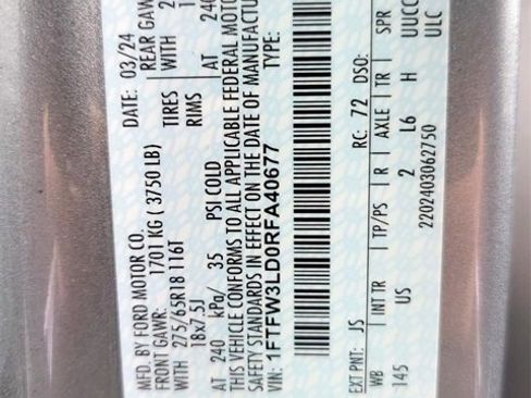 Used 2024 Ford F150 XLT w/ Mobile Office Package image 33