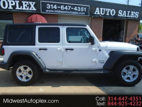 Used 2020 Jeep Wrangler 4WD Unlimited Sport S image 1
