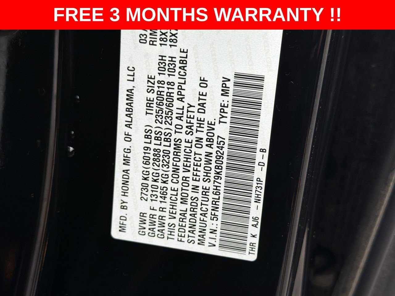 Used 2019 Honda Odyssey EX-L image 25