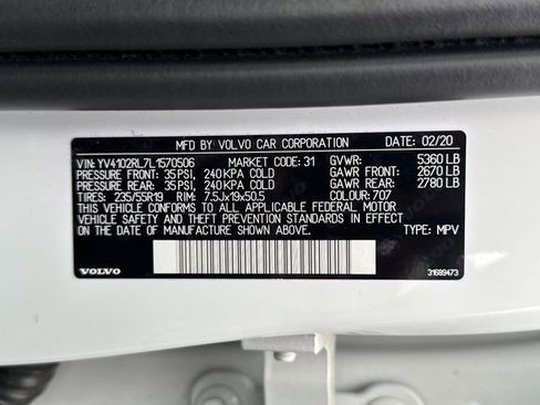Used 2020 Volvo XC60 T5 Inscription AWD/4WD image 23