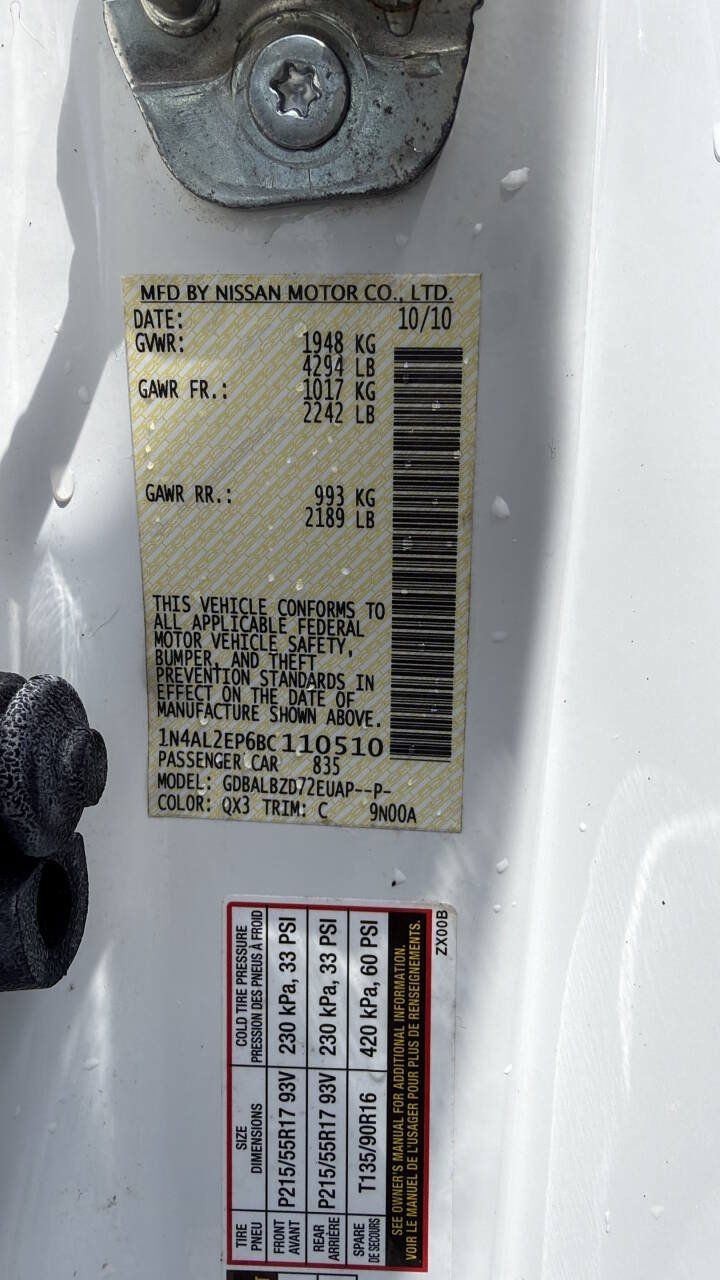 Used 2011 Nissan Altima 2.5 S w/ Convenience Pkg FWD image 9