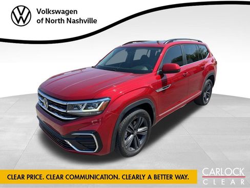 Certified 2021 Volkswagen Atlas SE w/ Panoramic Sunroof Package AWD/4WD image 1