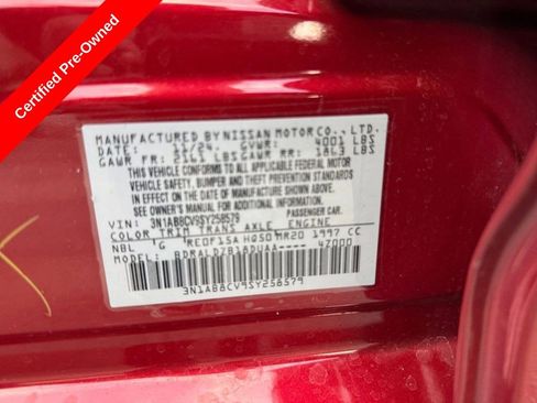 Certified 2025 Nissan Sentra SV w/ All-Weather Package image 41