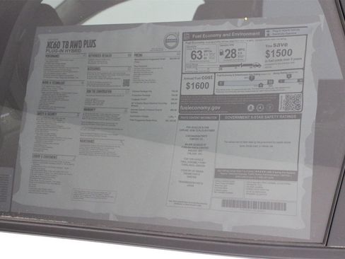 New 2025 Volvo XC60 T8 Plus w/ Protection Package Premier image 18