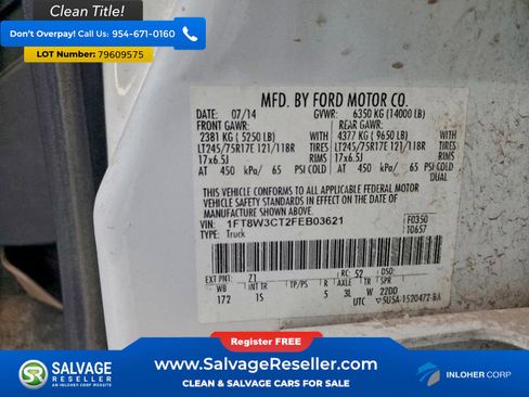 Used 2015 Ford F350 XL w/ Power Equipment Group image 17