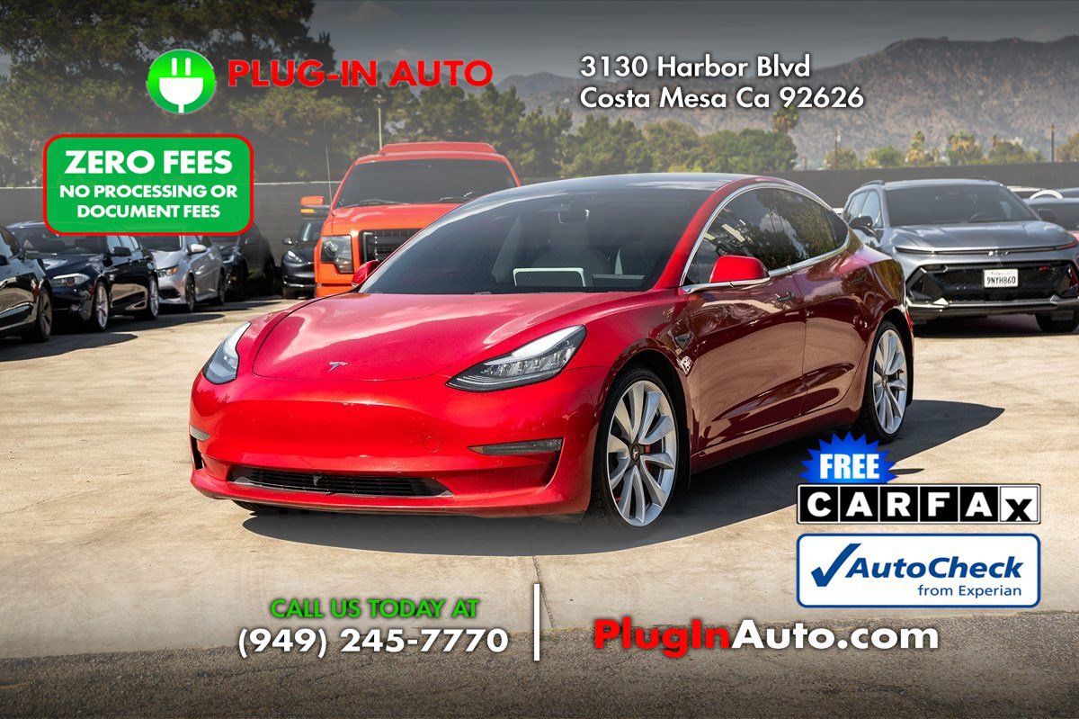 Used 2018 Tesla Model 3 Long Range AWD/4WD image 1