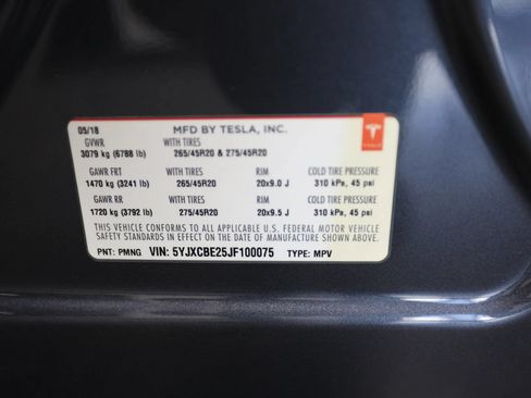 Used 2018 Tesla Model X 100D AWD/4WD image 20