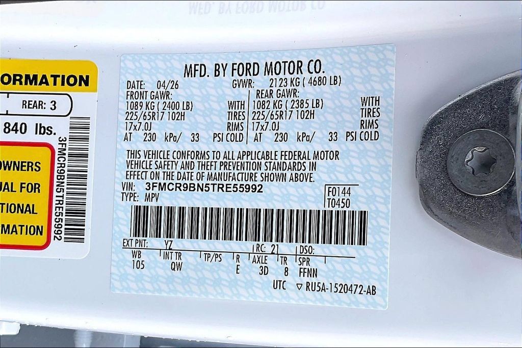 New 2026 Ford Bronco Sport Big Bend w/ Convenience Package AWD/4WD image 8