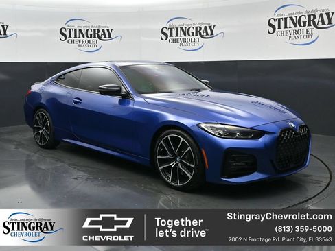 Used 2021 BMW 430i xDrive Coupe w/ M Sport Package AWD/4WD image 1
