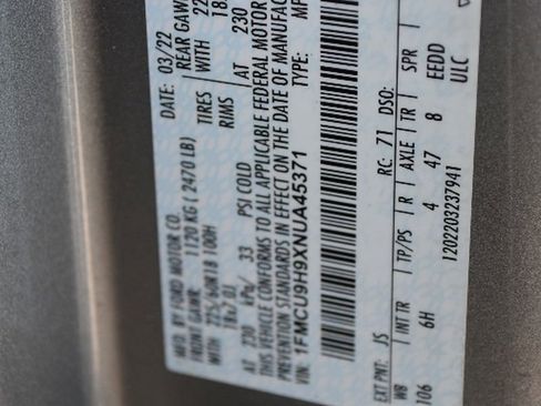 Used 2022 Ford Escape SEL image 29