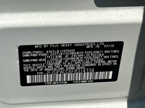 Used 2015 Subaru Crosstrek 2.0i Premium AWD/4WD image 22