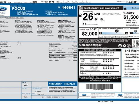 Used 2014 Ford Focus ST w/ Equipment Group 202A image 3